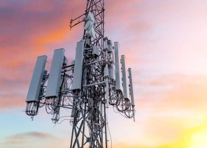 Avoid electromagnetic waves for cancer: Telecommunication tower sending radiation all around the area.